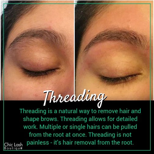Eyebrow Threading Salon Houston | Chic Lash Boutique | Houston, TX