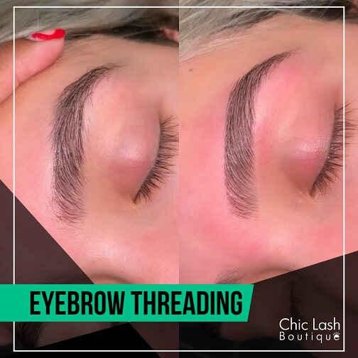 Eyebrow Threading Before and After  Threading eyebrows, Waxed eyebrows,  Perfect eyebrows